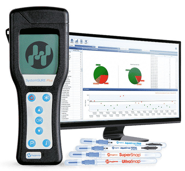 Hygiena ATP Meter w/ Software and Case (SystemSURE Plus) Artemis Bio