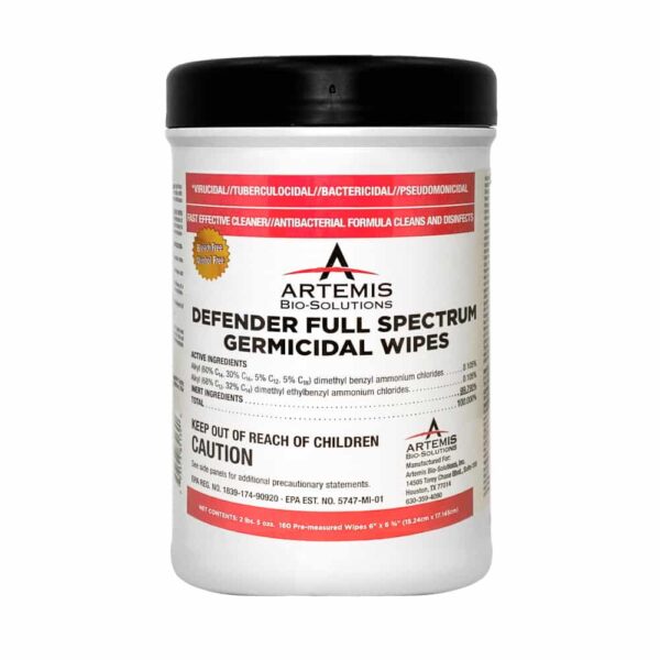 Defender Full Spectrum Germicidal Wipes