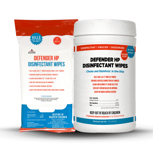 Defender Hydrogen Peroxide (HP) Wipes