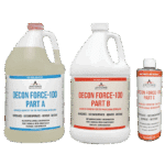 Decon Force 100 - 2-Gallon Kit: 1-Gal Part A and B 6oz Part C